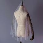 Wedding Faux Pearl Veil Veil - White - 140cm X 150cm