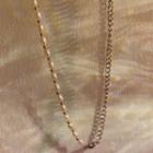 Faux Pearl Alloy Necklace 1 Piece - Necklace - Gold & White - One Size