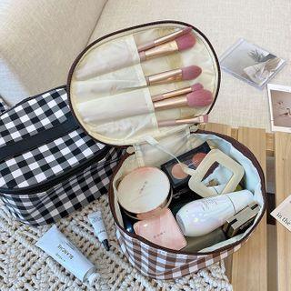 Plaid Makeup Bag