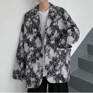 Ink Print Blazer