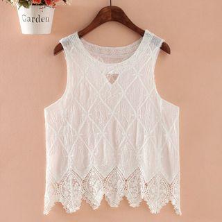 Lace Hem Tank Top