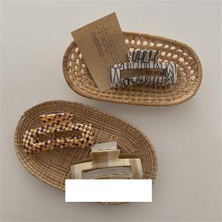 Print Acetate Hair Clamp