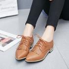 Lace-up Fringed Shoes