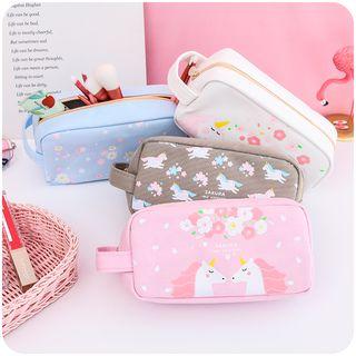 Printed Makeup Zip Pouch