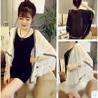 Fringe Chiffon Cover-up