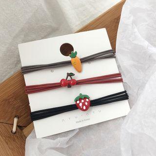 Carrot / Strawberry / Cherry Hair Tie