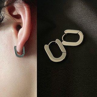 Geometry Drop Earring 1 Pr - Silver - One Size