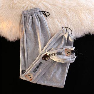 Gathered Cuff Bear Pants