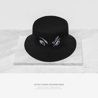 Unisex Eyes-embroidered Bucket Hat