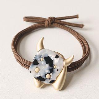 Ox Acetate Hair Tie Coffee - One Size