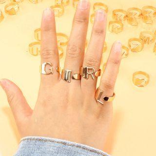 Letter Open Ring / Set