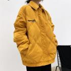 Letter Zip-up Padded Jacket