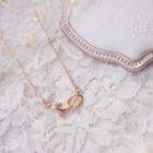 Rose Pendant Necklace 1 Piece - Necklace - Gold - One Size