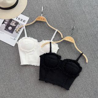 Fringed Crop Tank Top