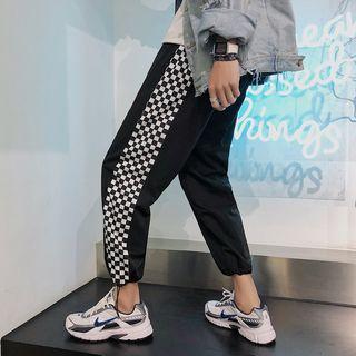 Check Track Pants