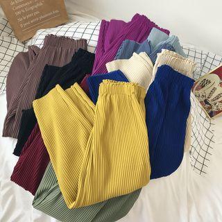High Waist Pleated Harem Pants