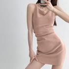 Slim-fit Sleeveless Mini Dress In 5 Colors