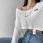 Loose-fit Light Crop Top In 5 Colors