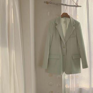 Pastel Tone Basic Blazer