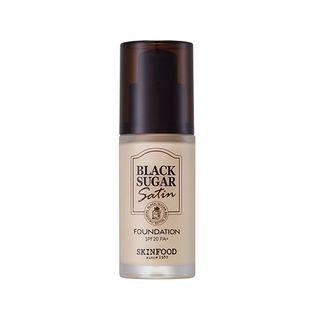 Skinfood - Black Sugar Satin Foundation Spf20 Pa+ 30ml (3 Colors) #n13 Light Beige
