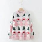 Snowman Pattern Sweater