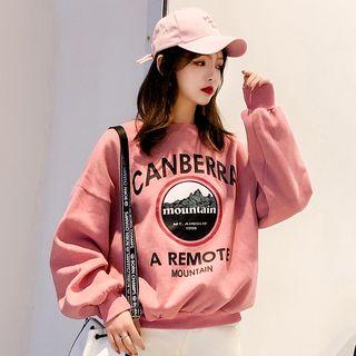 Long-sleeve Letter Printed Pullover