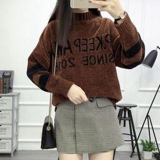 Velvet Printed Top