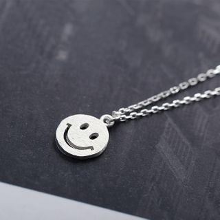 Smiley Face Necklace As Shown In Figure - One Size