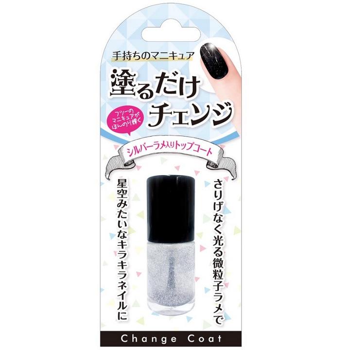 Lucky Trendy - Silver Top Coat 1 Pc
