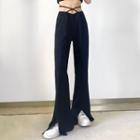 Low Waist Strappy Bootcut Pants