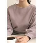Drop-shoulder Boxy Top Pink - One Size
