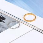 925 Sterling Silver Diamond-cut Sun Ring