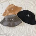 Couple Matching Letter Print Bucket Hat