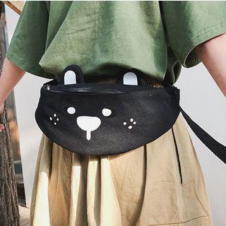 Animal Face Printed Belt Bag