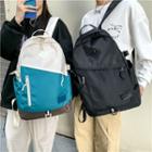 Nylon Backpack / Color Block Nylon Backpack
