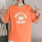 Short-sleeve Valley Print T-shirt