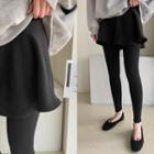 Fleece-lined Skirt Leggings