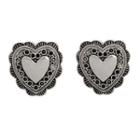 Embossed Heart Earring