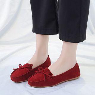 Ribbon Accent Moccasins
