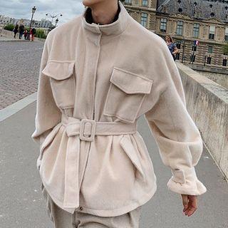 Buttoned Buckled Jacket