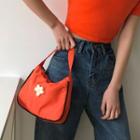 Floral Embroidered Hobo Bag