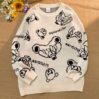 Bear Sweater Off-white - One Size