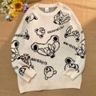 Bear Sweater Off-white - One Size