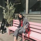 Set: Beaded Blazer + Slim-fit Pants