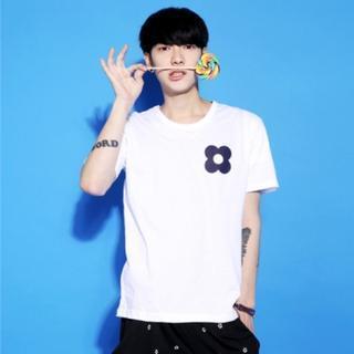 Short-sleeve Flower Print T-shirt