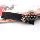 Feather Hair Pin -black One Size