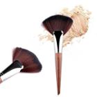 Wooden Makeup Brush 134 - Brown - One Size