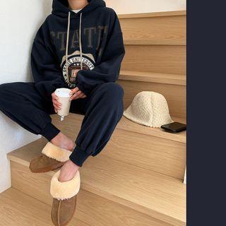 Varsity Hoodie & Jogger Pants Sweatsuit Set