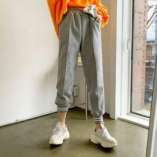 Seam-trim Piped Jogger Pants