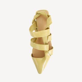 Pointy Twisted Slingback Sandals